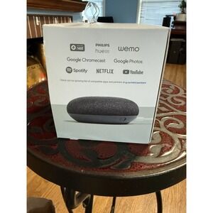 NEW Google Home Mini Smart Speaker with Google Assistant - Charcoal (GA00210-US)